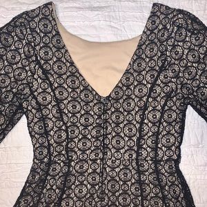 AS U WISH Lace black dress